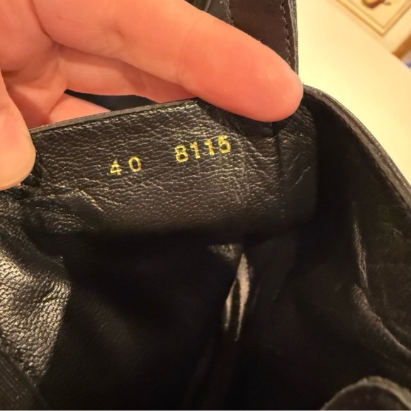 Robert Clergerie Black leather platform boots - Picture 10 of 12